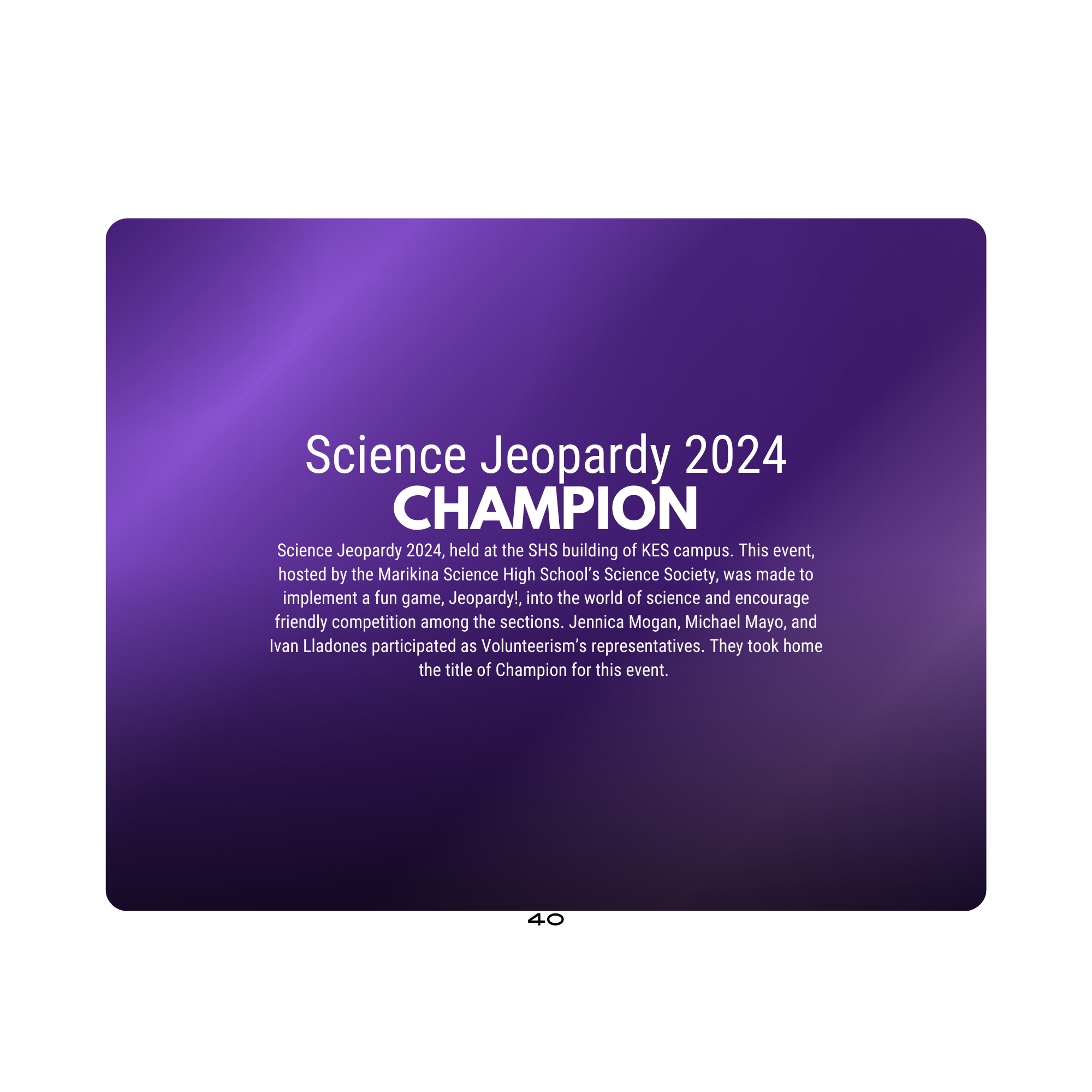 Award Certificate